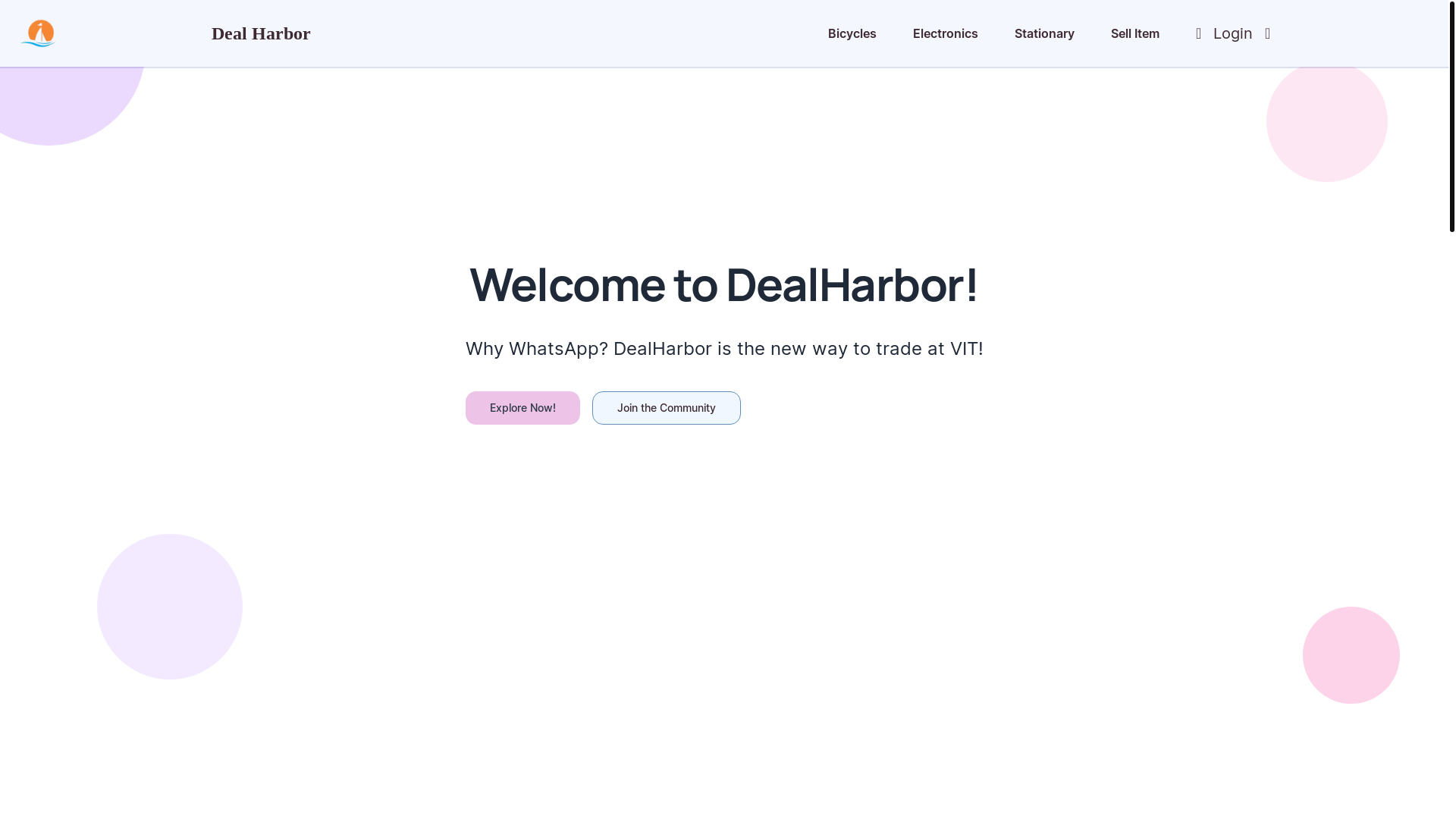 website screenshot of https://dealharbor.tech/