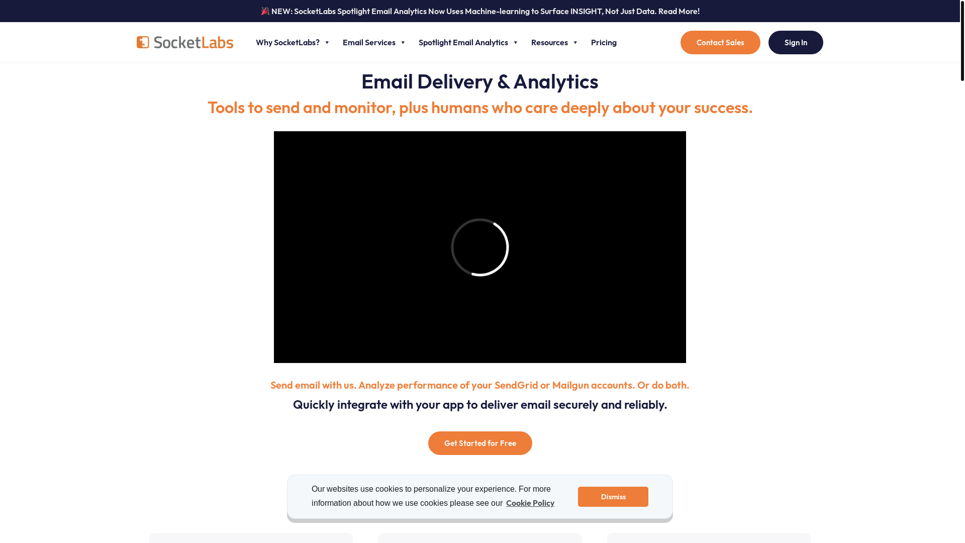 website screenshot of https://socketlabshq.co/