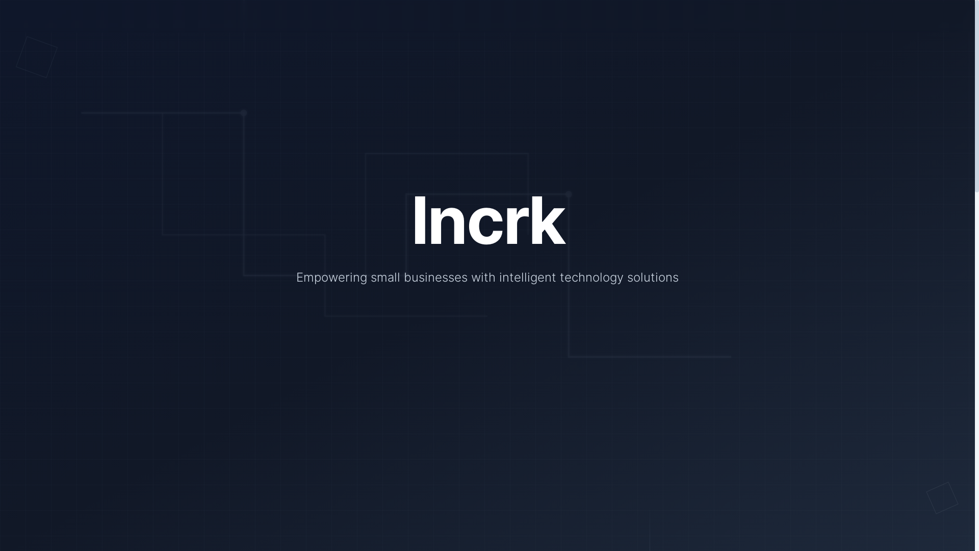 website screenshot of https://incrk-digital-forge.pages.dev/