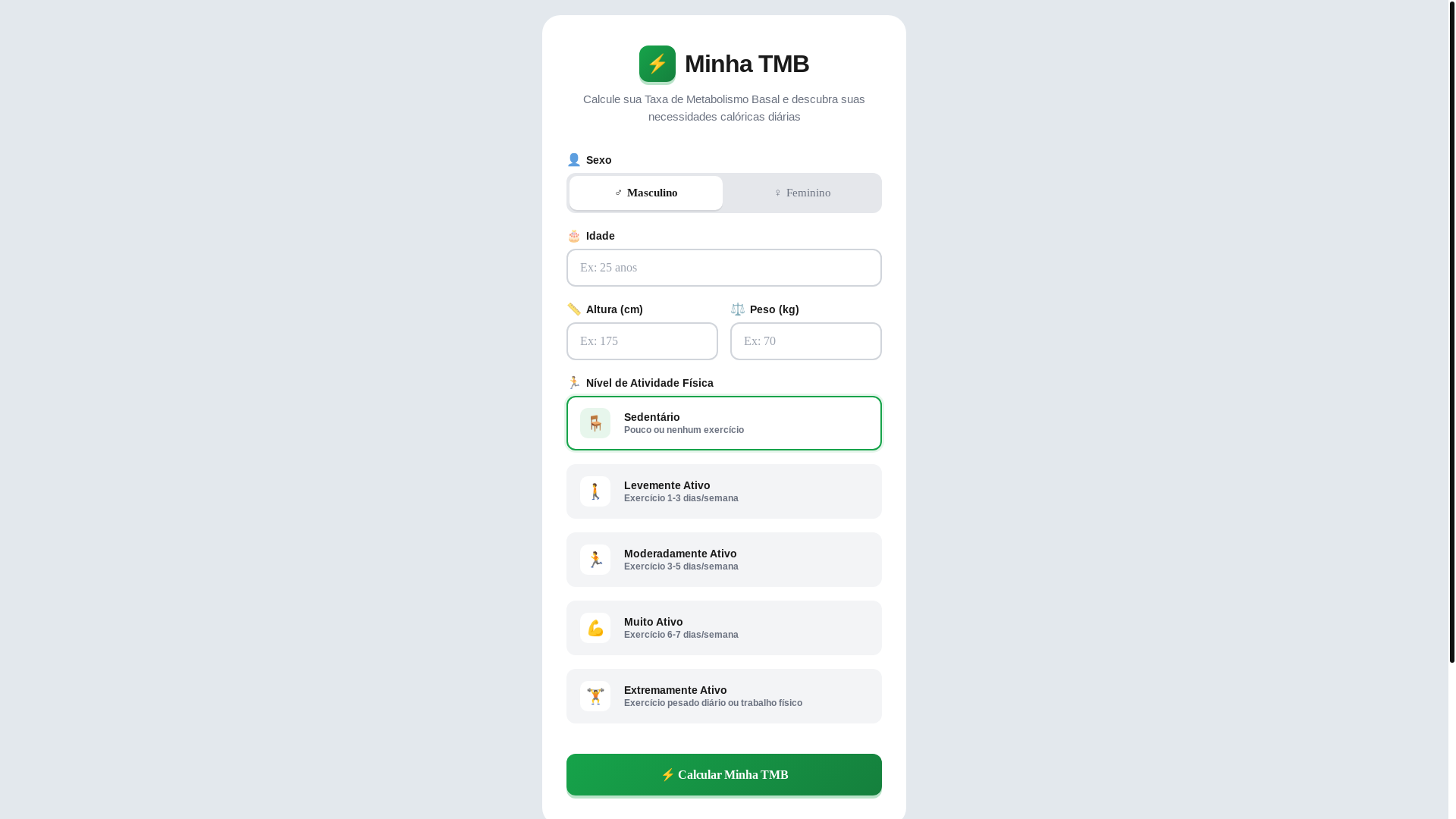 website screenshot of https://minhatmb.com.br/