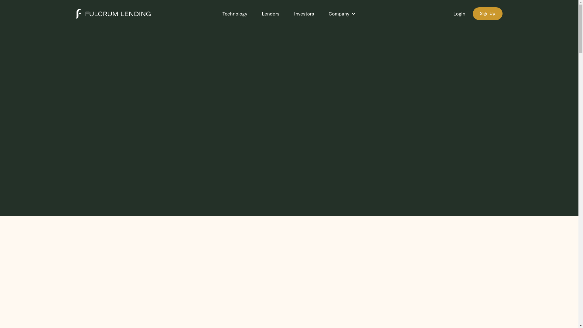 website screenshot of https://fulcrumlendingcorp.com/