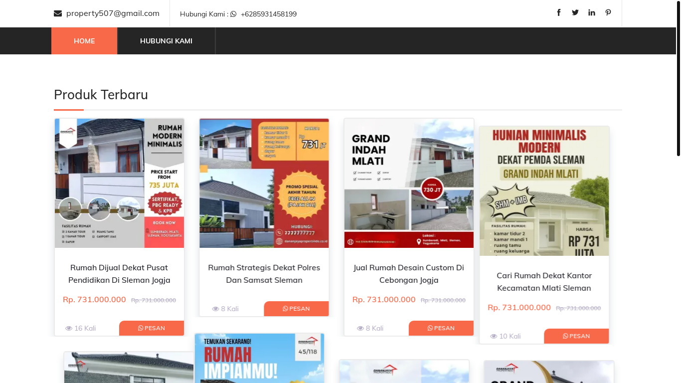 website screenshot of https://propertisleman.biz.id/