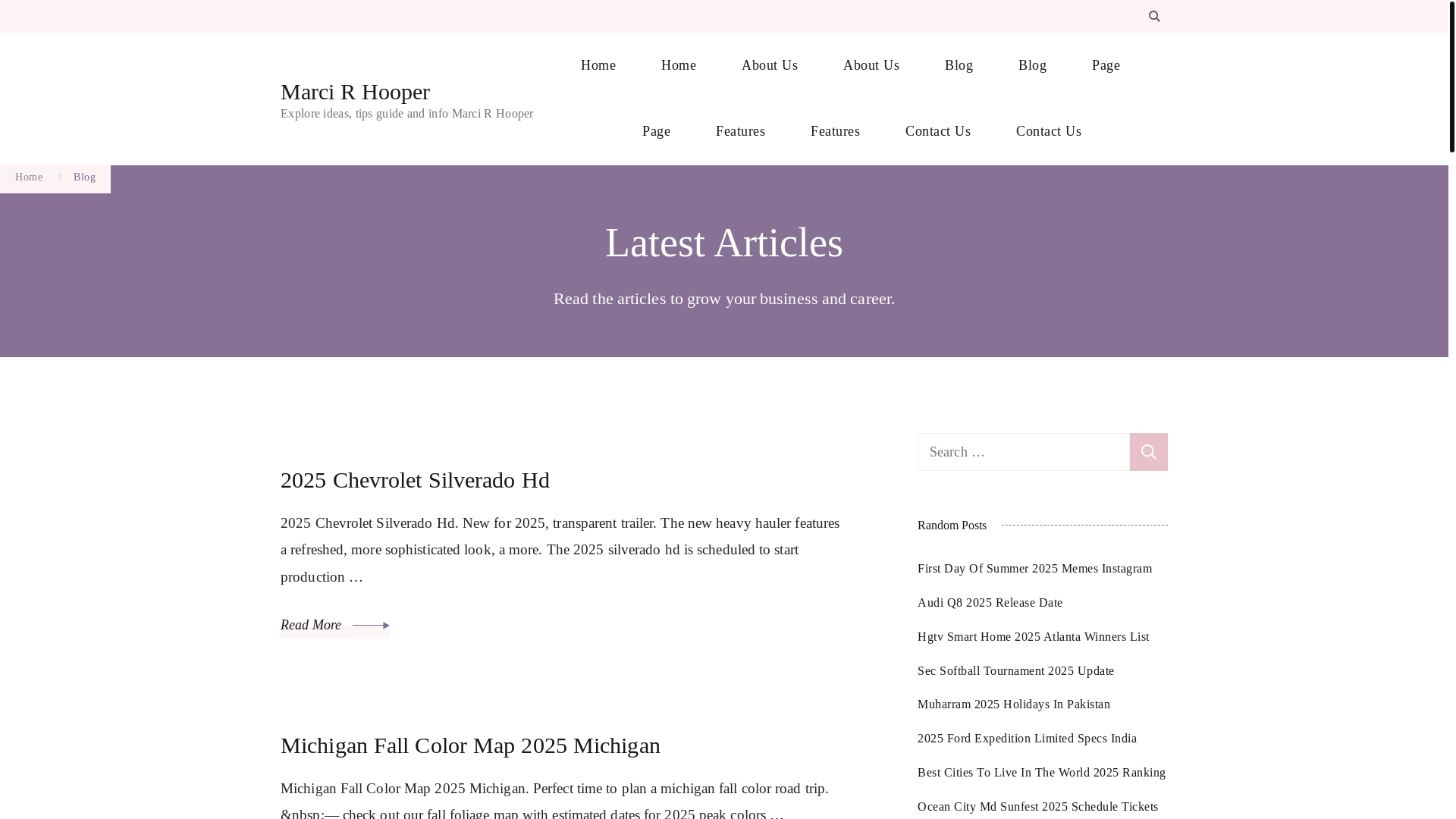 website screenshot of https://marcirhooperj.pages.dev/