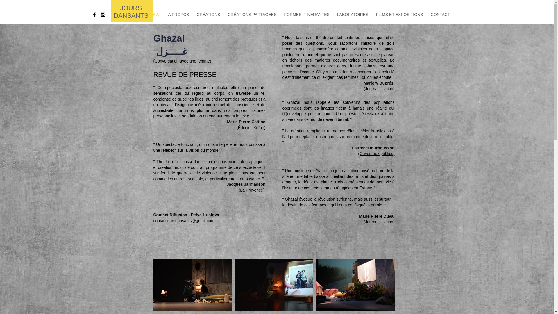 website screenshot of https://ciejoursdansants.fr/