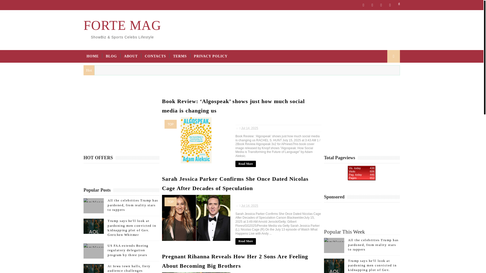 website screenshot of https://fortemag.pages.dev/