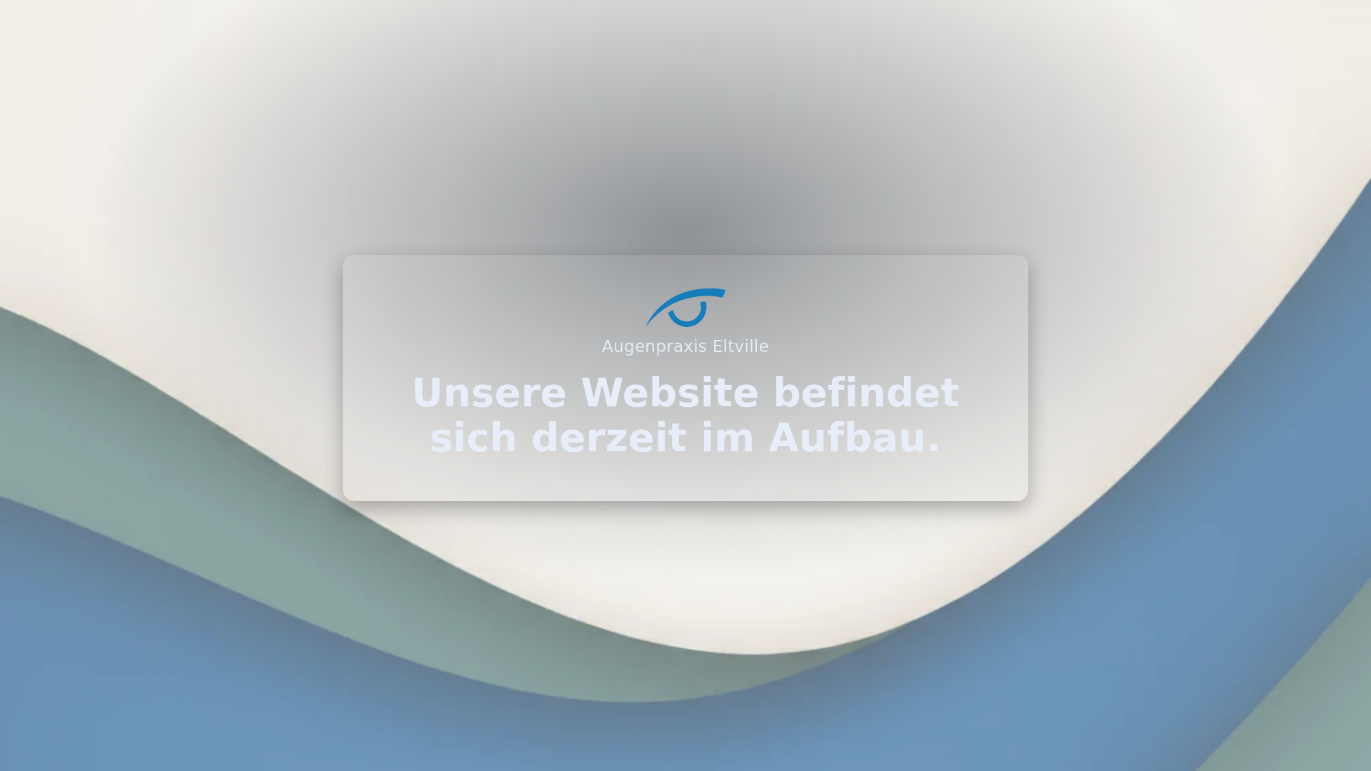 website screenshot of https://augenpraxis-eltville.de/