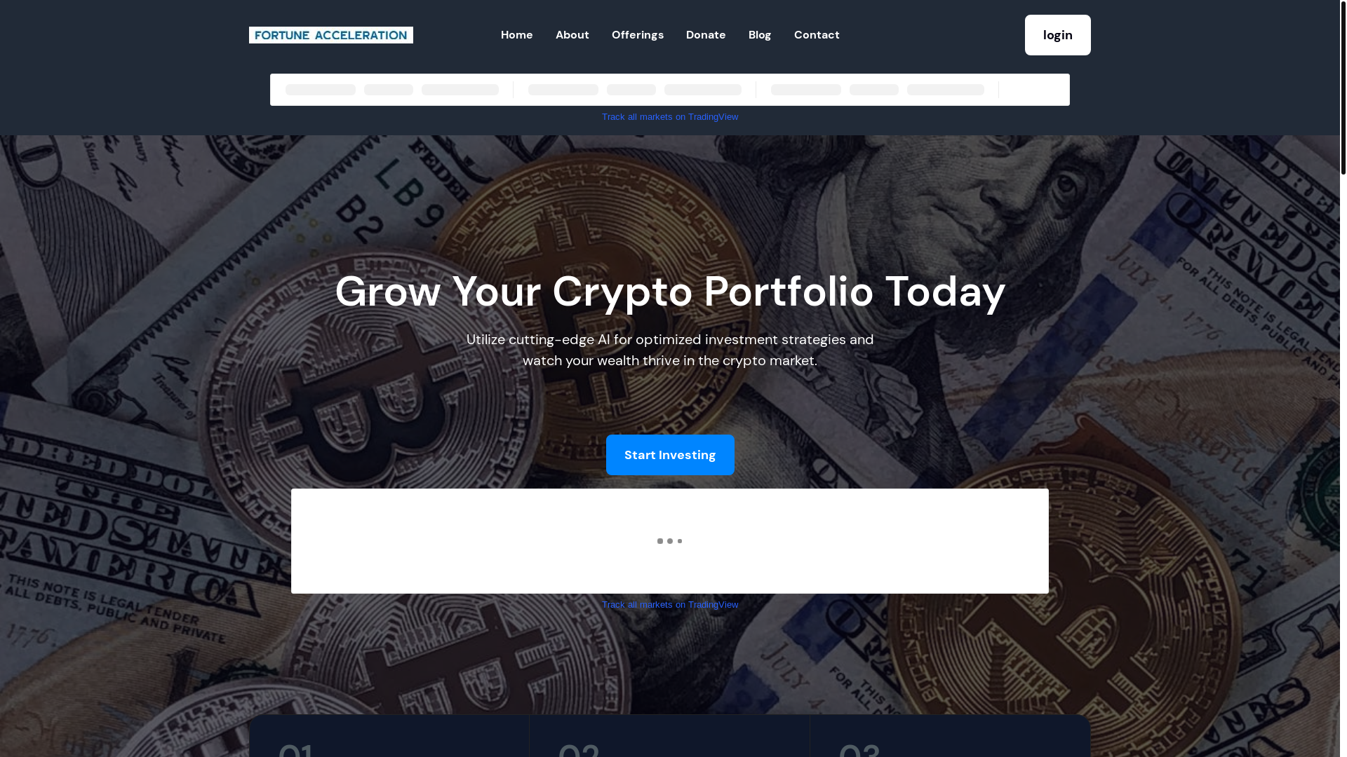 website screenshot of https://fortuneaccelerators.com/