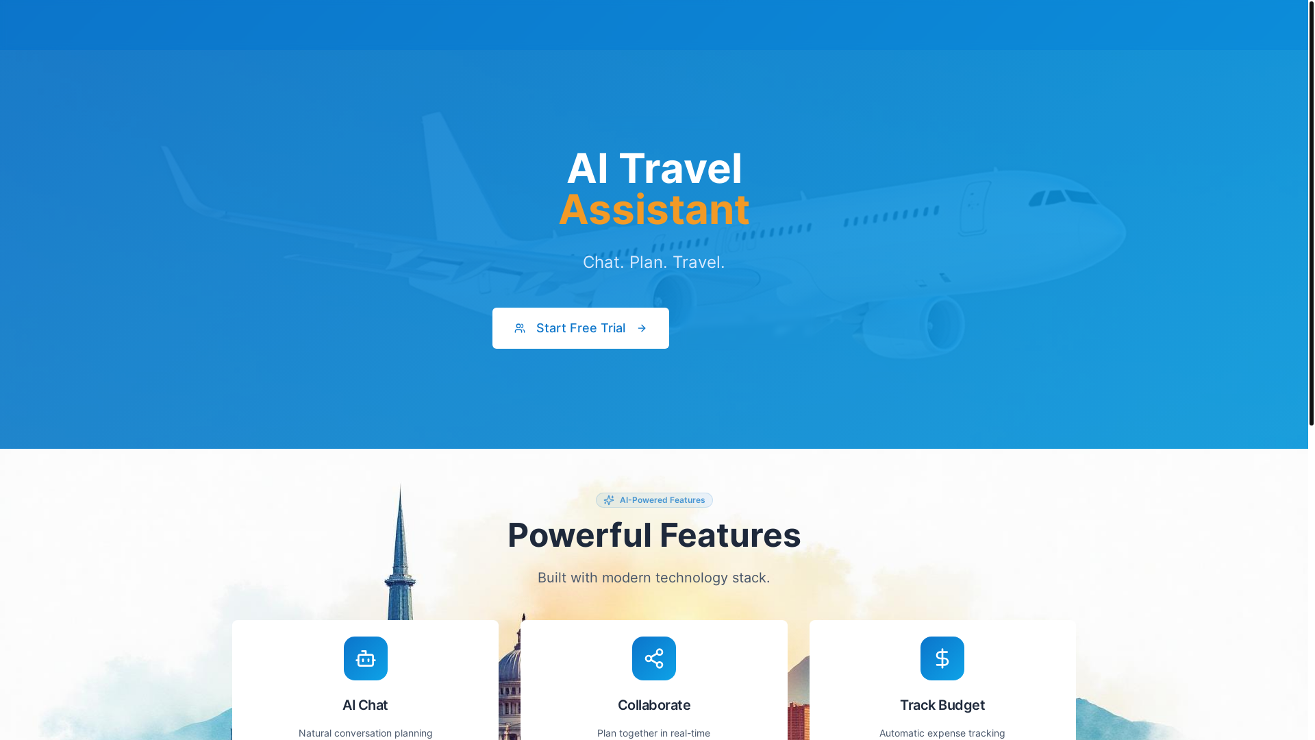 website screenshot of https://jetsetterai.uk/