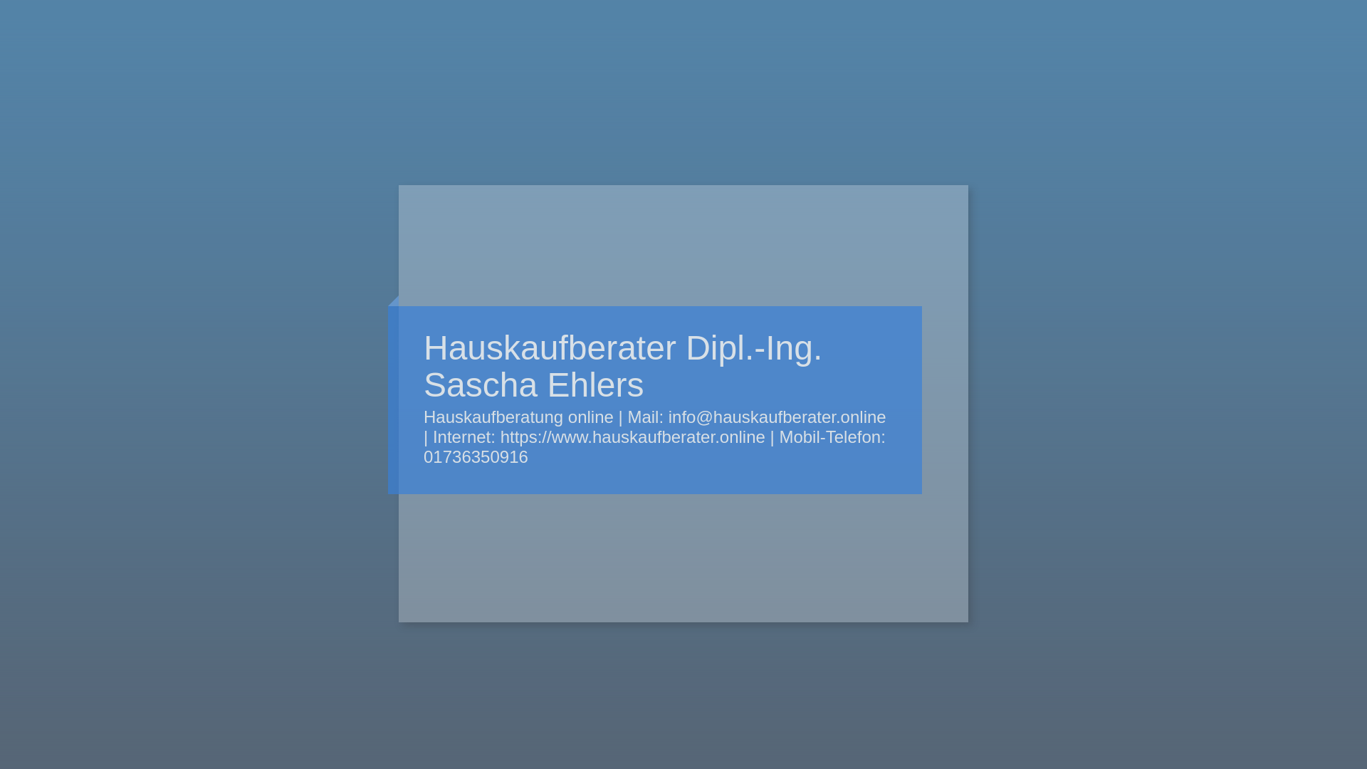 website screenshot of https://hauskaufberater.info/