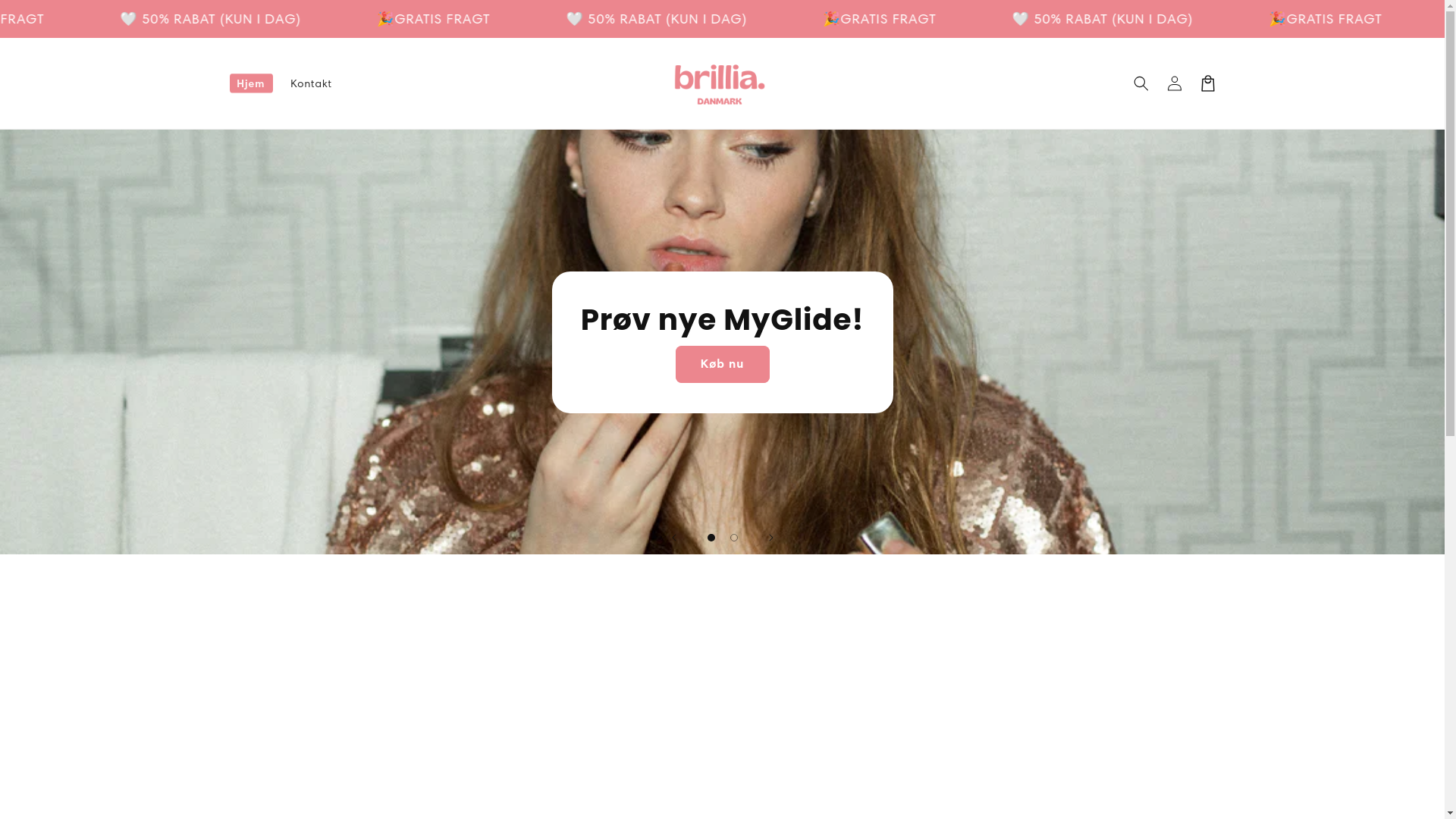 website screenshot of https://brilliadanmark.com/