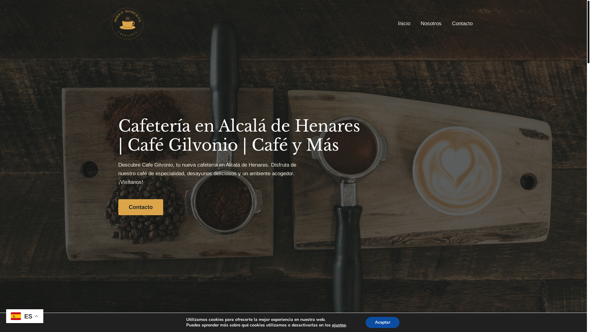 website screenshot of https://cafegilvonio.es/