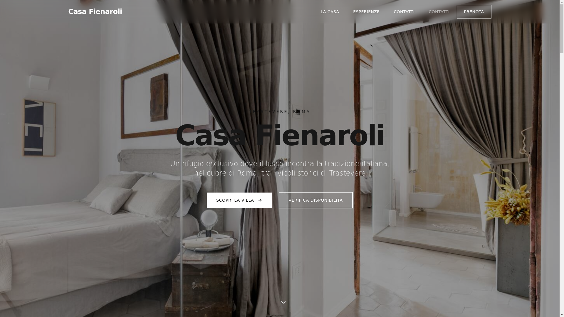 website screenshot of https://trastevere-luxury.com/