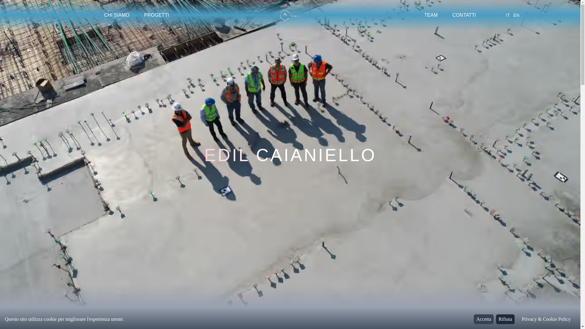 website screenshot of https://edilcaianiello.com/