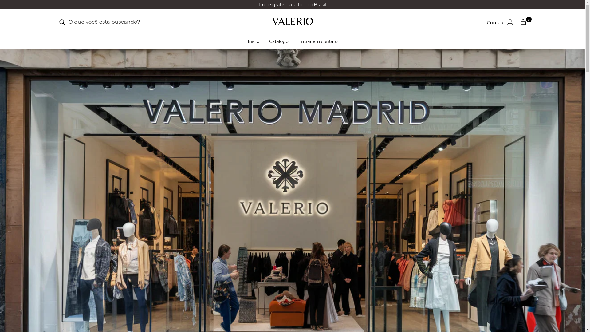 website screenshot of https://valeriobrasil.store/