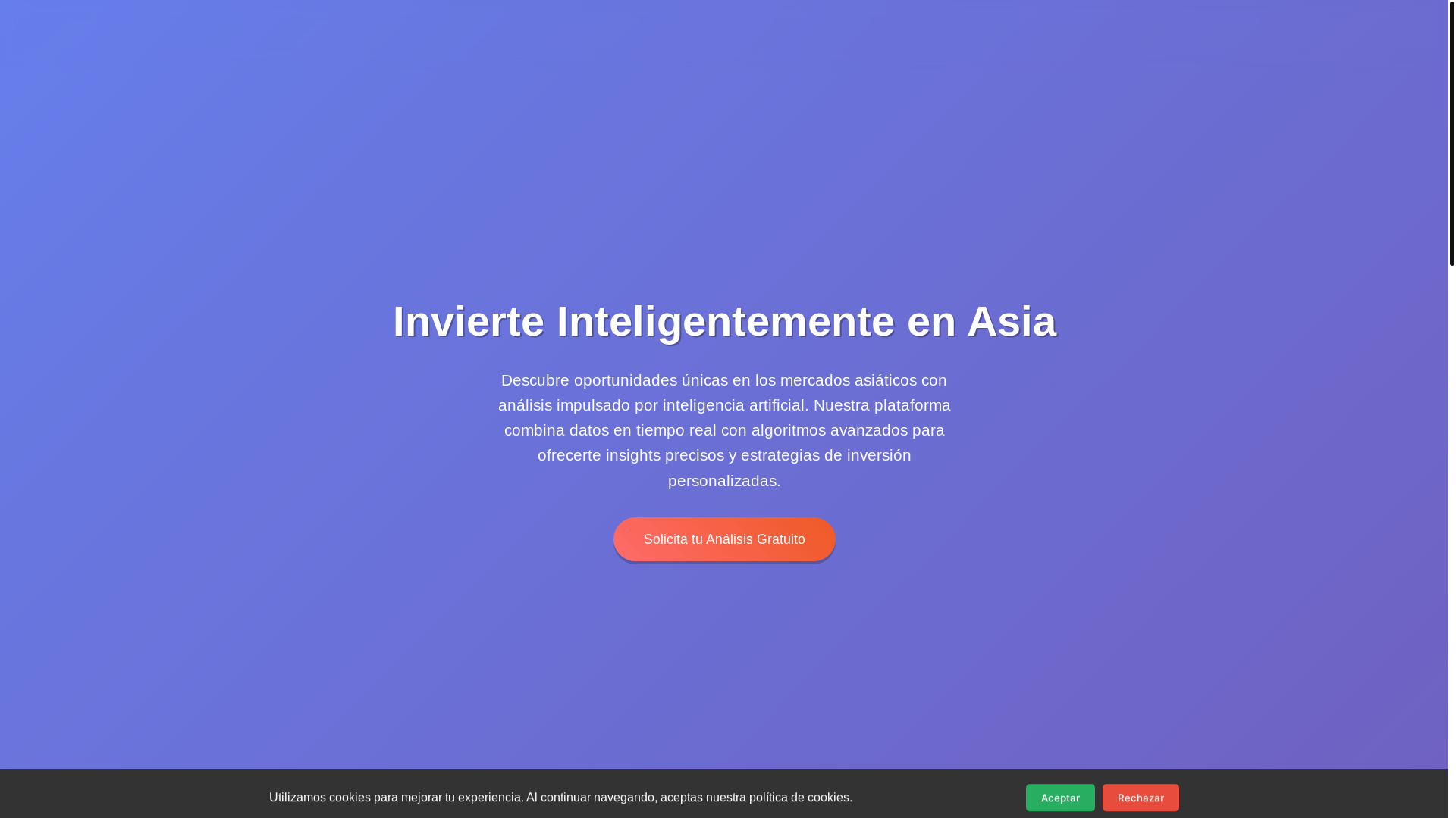 website screenshot of https://aiinvestpro.asia/
