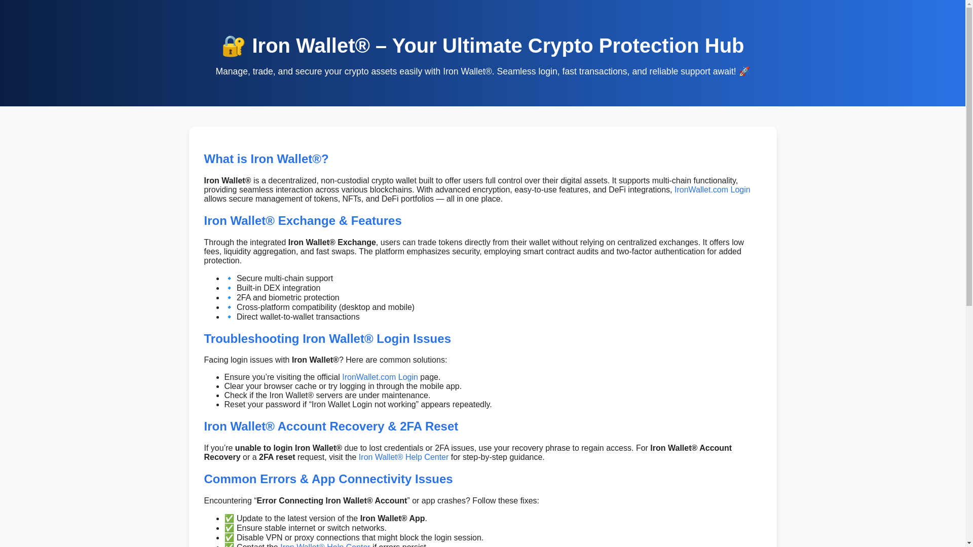 website screenshot of https://start-iron--wallet-app.pages.dev/