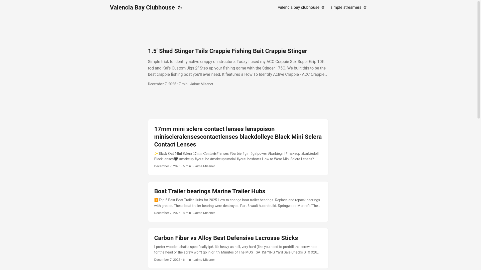 website screenshot of https://valenciabayclubhouse2.pages.dev/