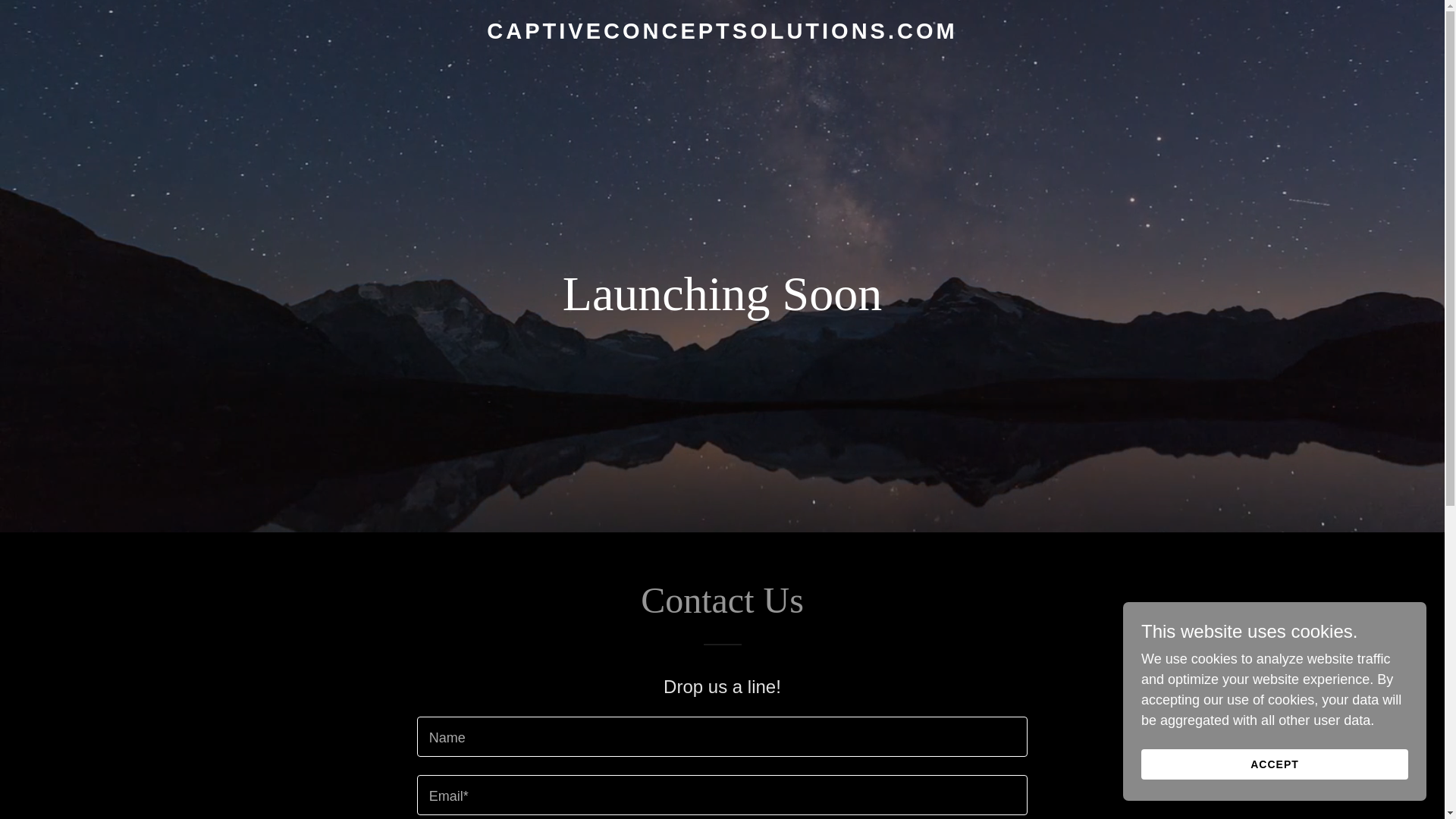 website screenshot of https://captiveconceptsolutions.com/