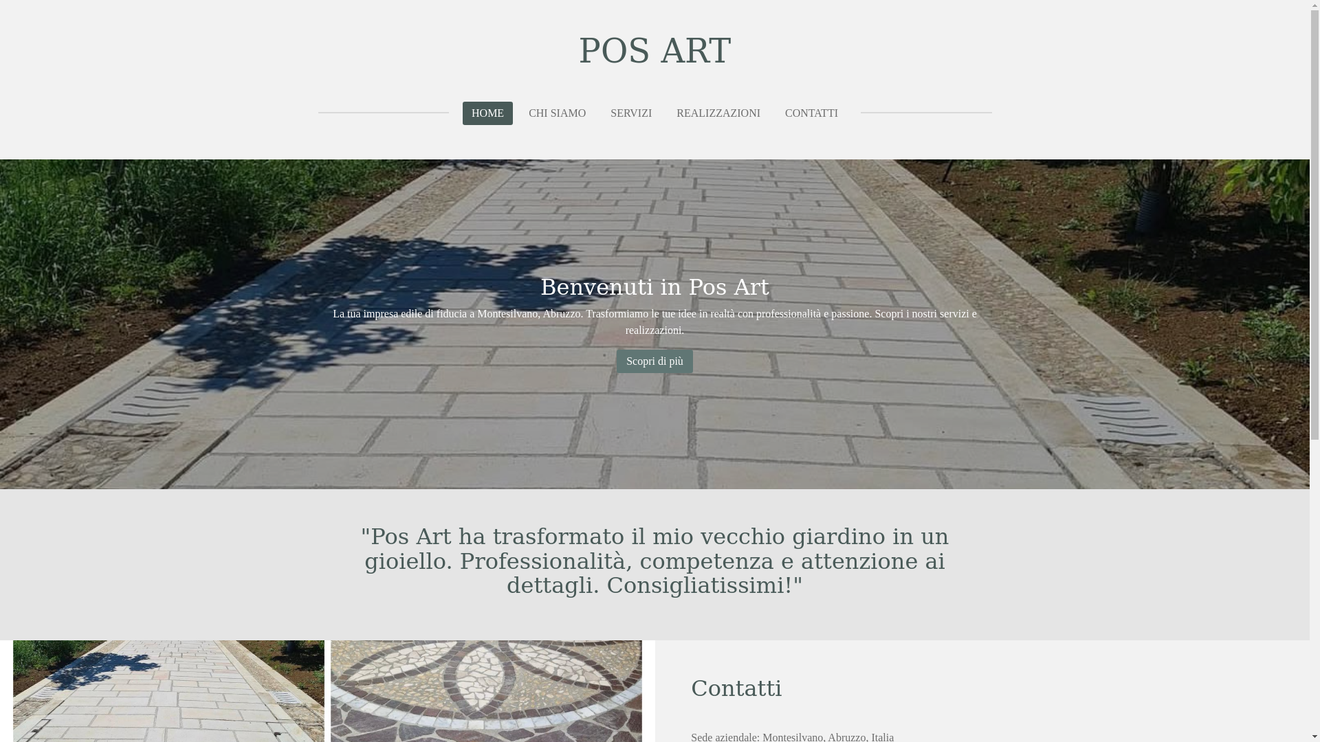 website screenshot of https://pos-art.online/