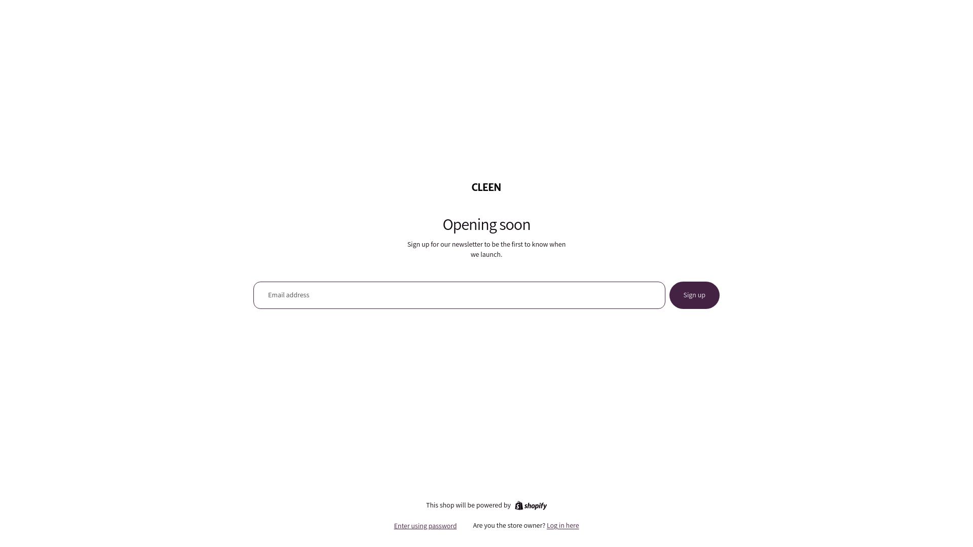website screenshot of https://cleen.com.co/