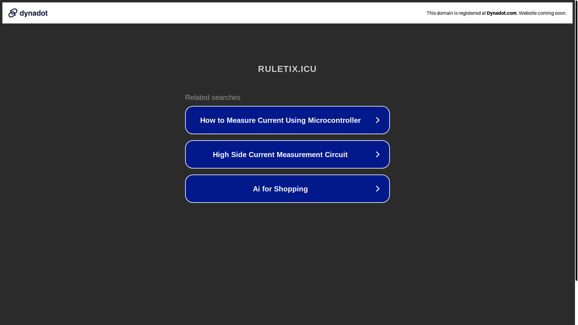 website screenshot of https://ruletix.icu/