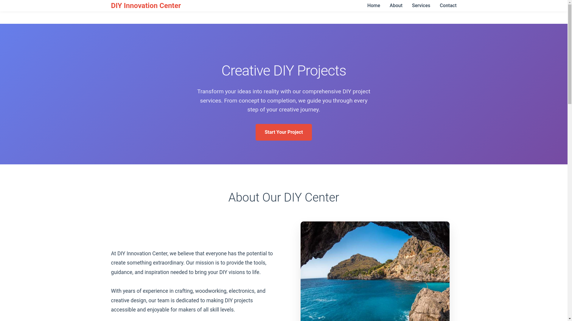 website screenshot of https://diyinnovationcenter.cyou/