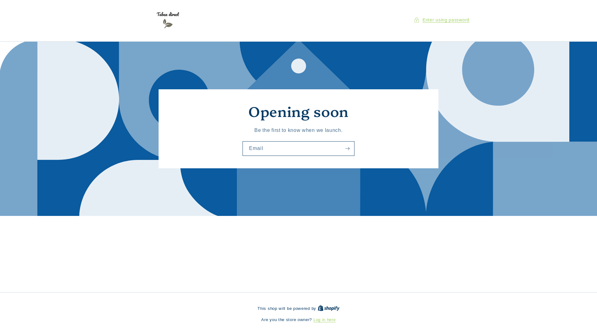 website screenshot of https://tabexdirect.com/