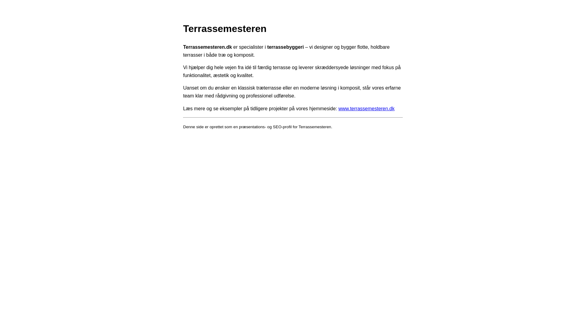 website screenshot of https://terrassemesteren.pages.dev/