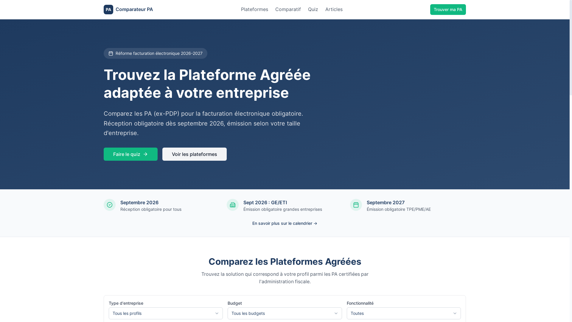 website screenshot of https://quelle-pa.fr/