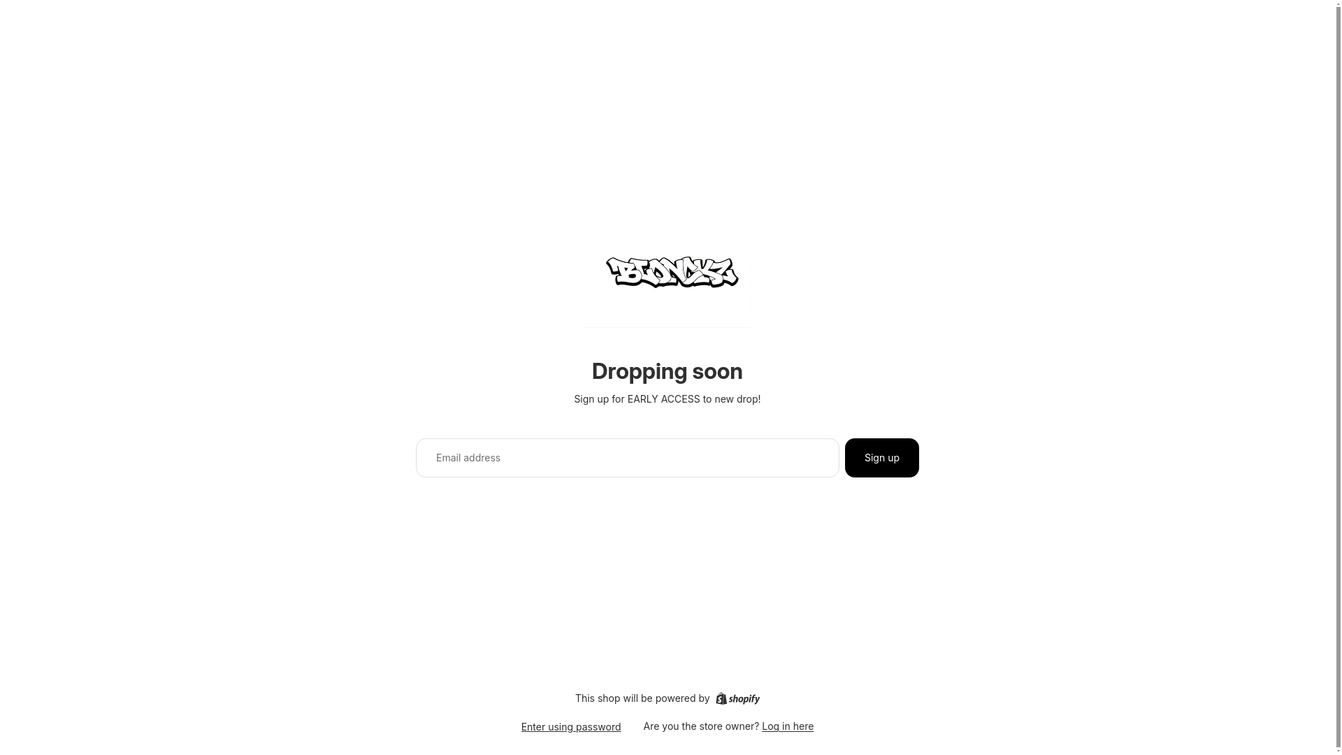 website screenshot of https://blonckz.store/