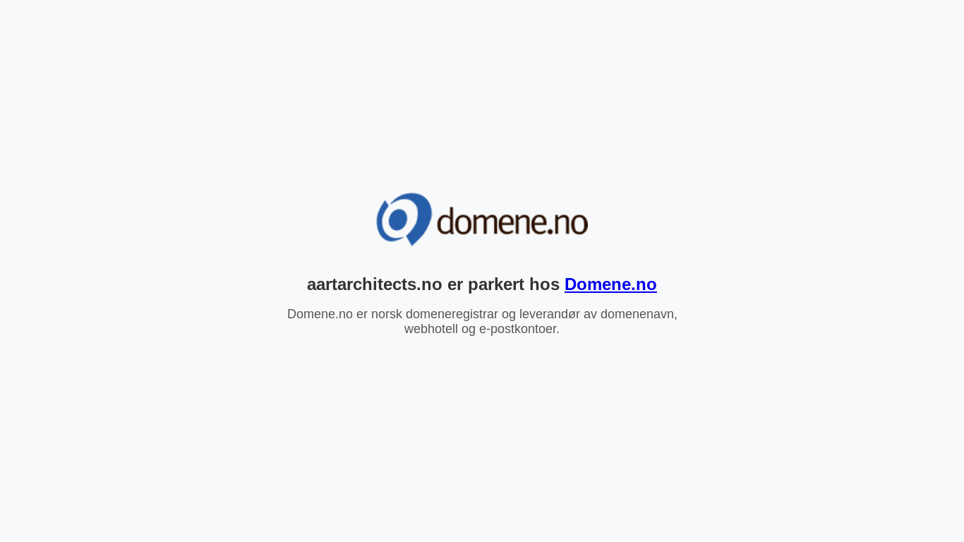 website screenshot of https://aartarchitects.no/