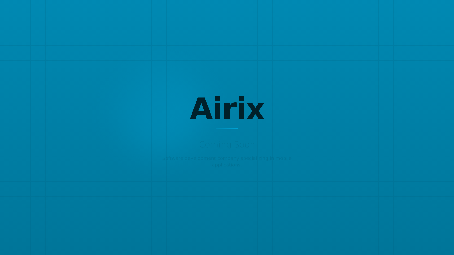 website screenshot of https://airixsoftware.com/