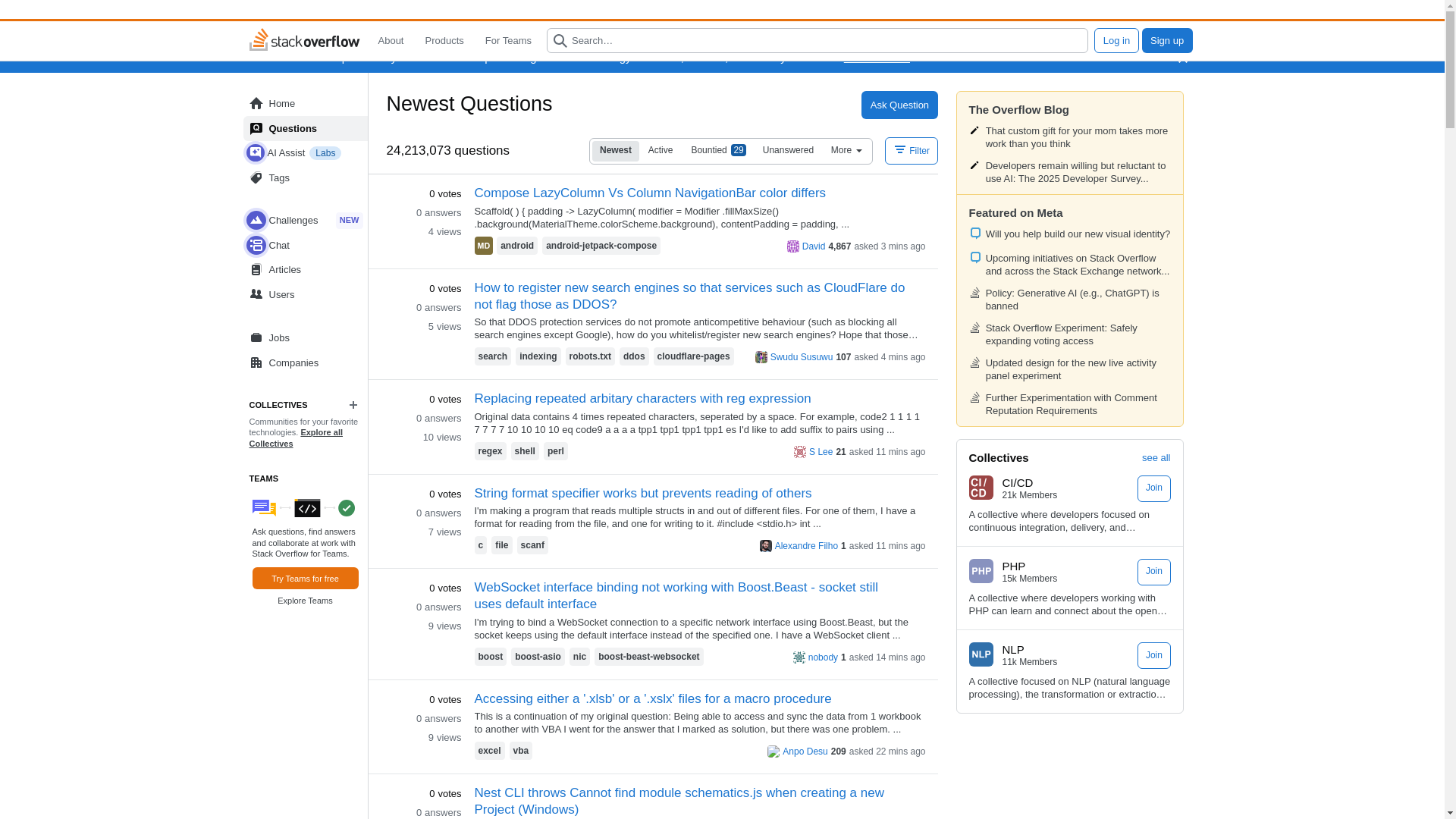 website screenshot of https://stack-overflow-clone-bp6.pages.dev/