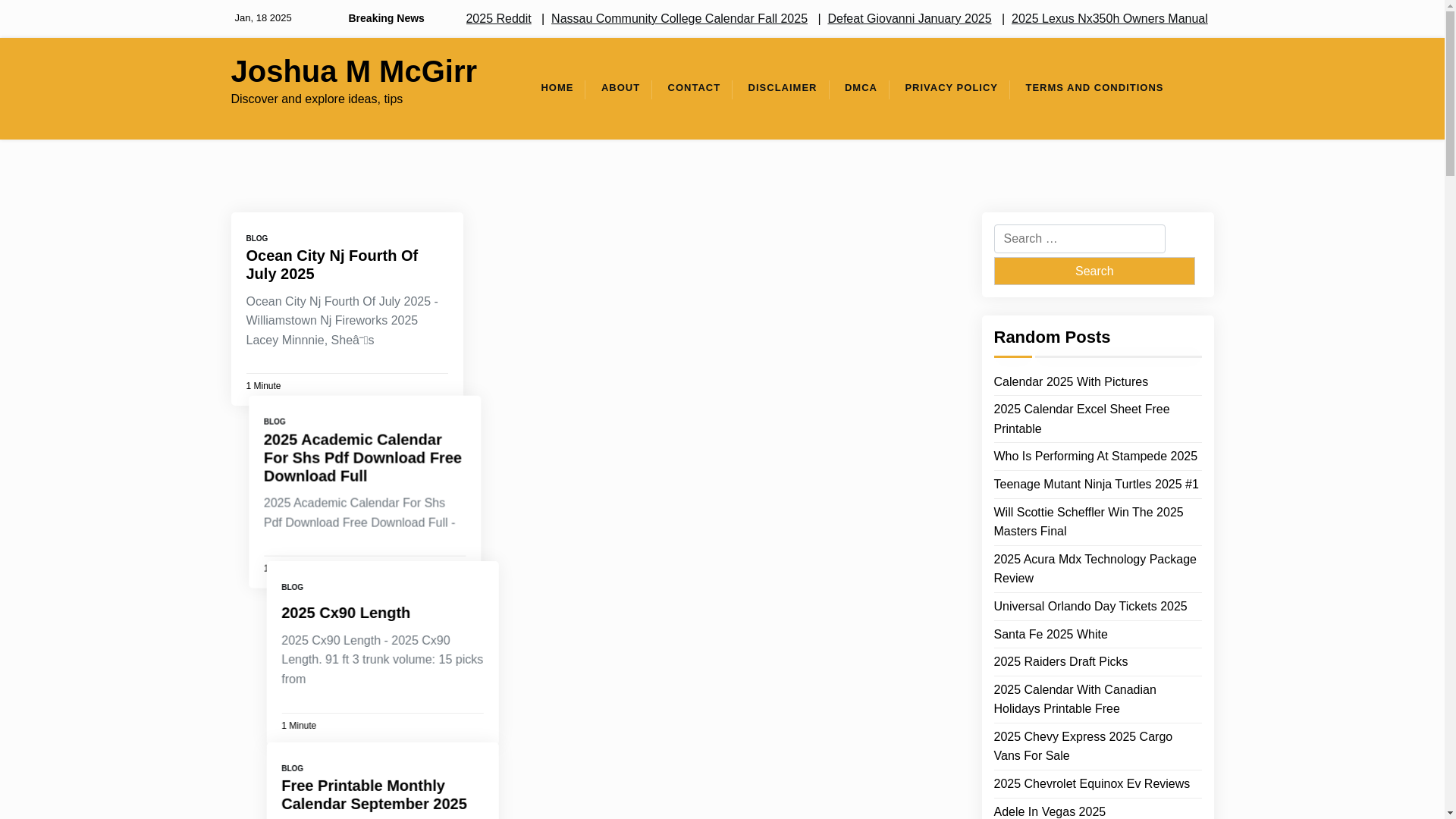 website screenshot of https://joshuammcgirr.pages.dev/