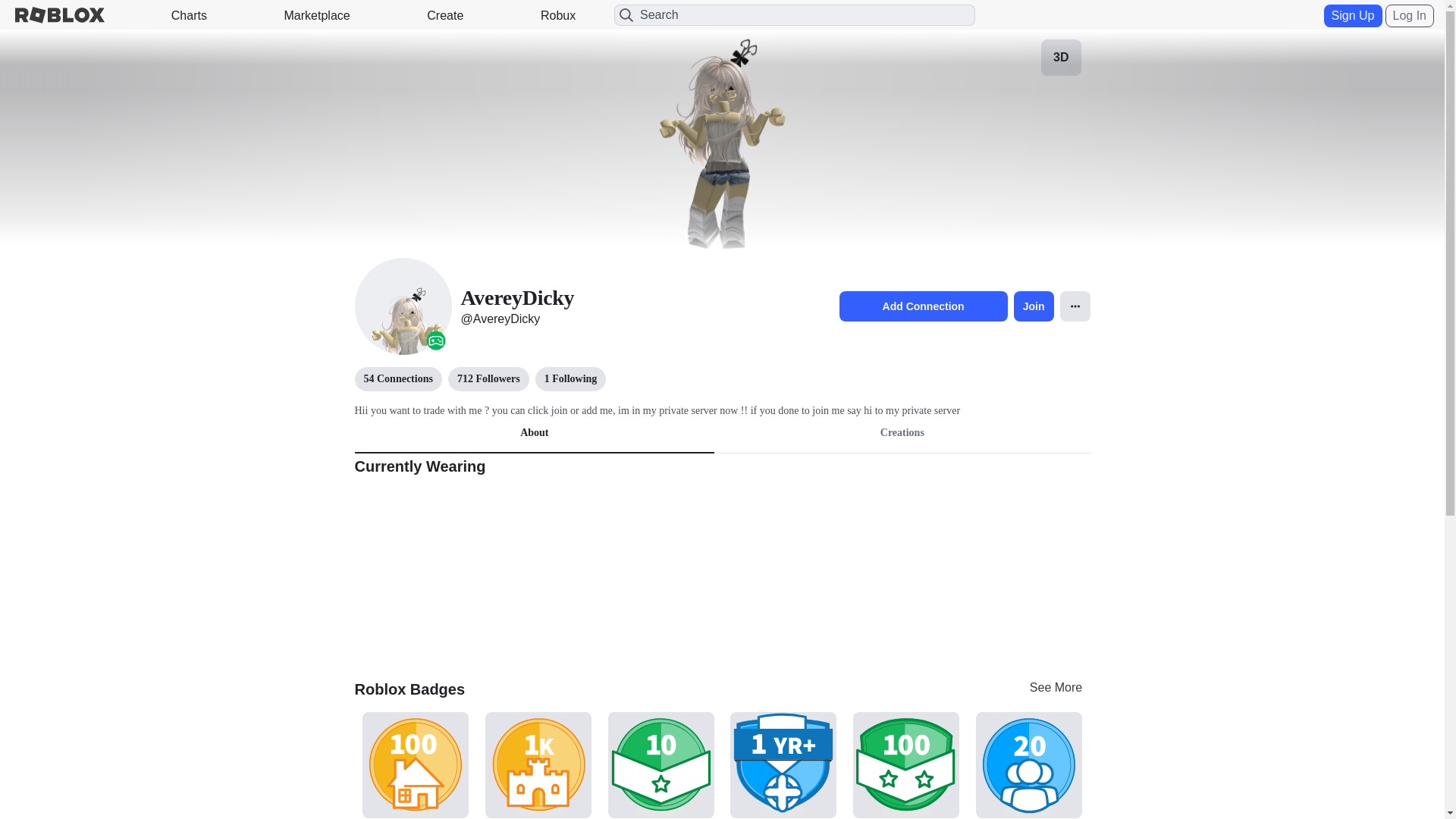 website screenshot of https://www.robiox.co/users/489182174/profile