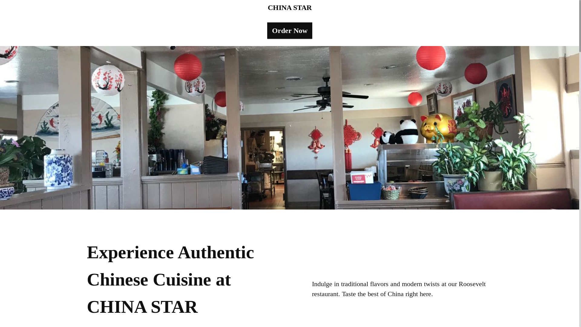 website screenshot of https://chinastarrooseveltutah.com/