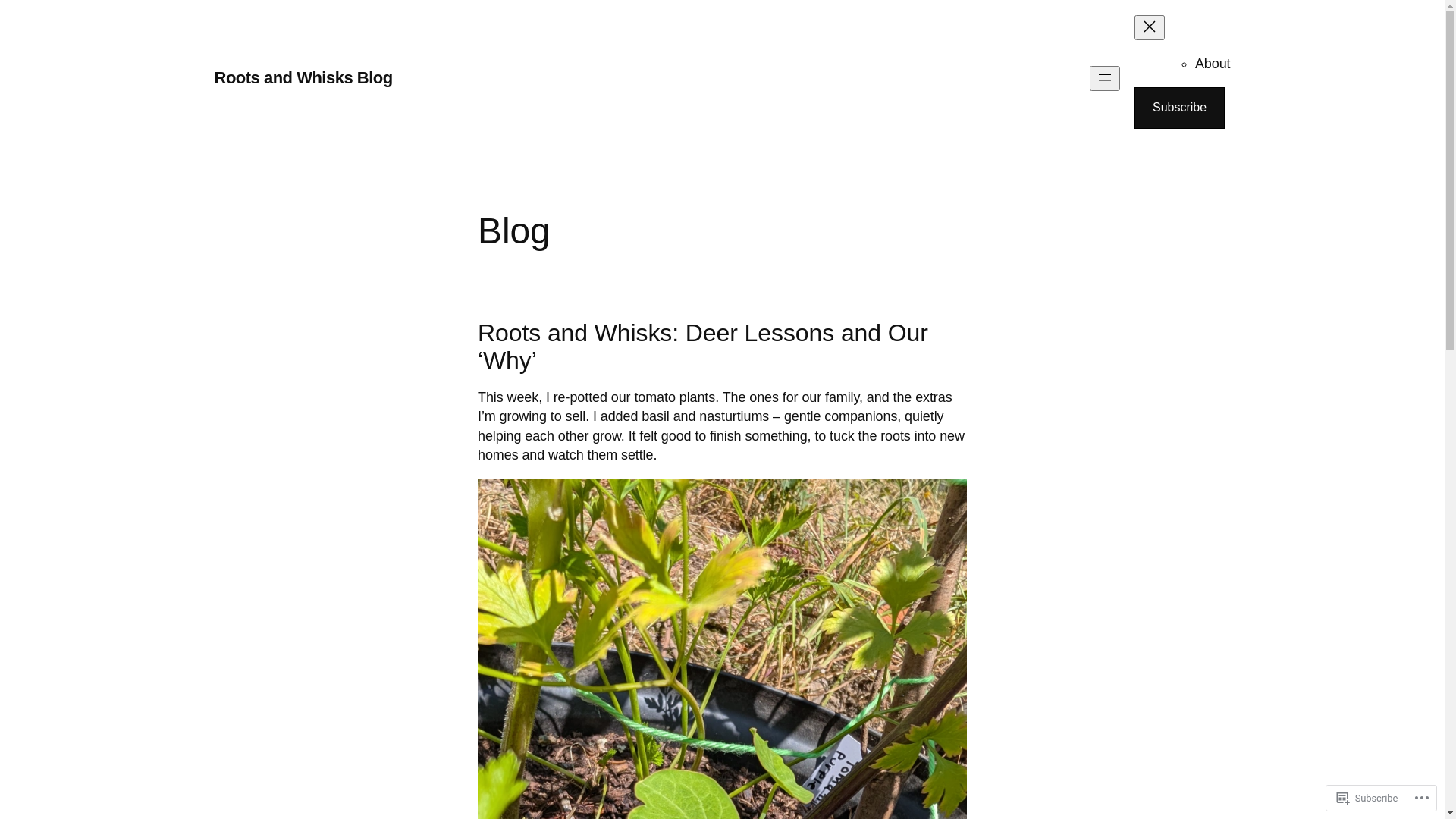 website screenshot of https://rootsandwhisks.blog/