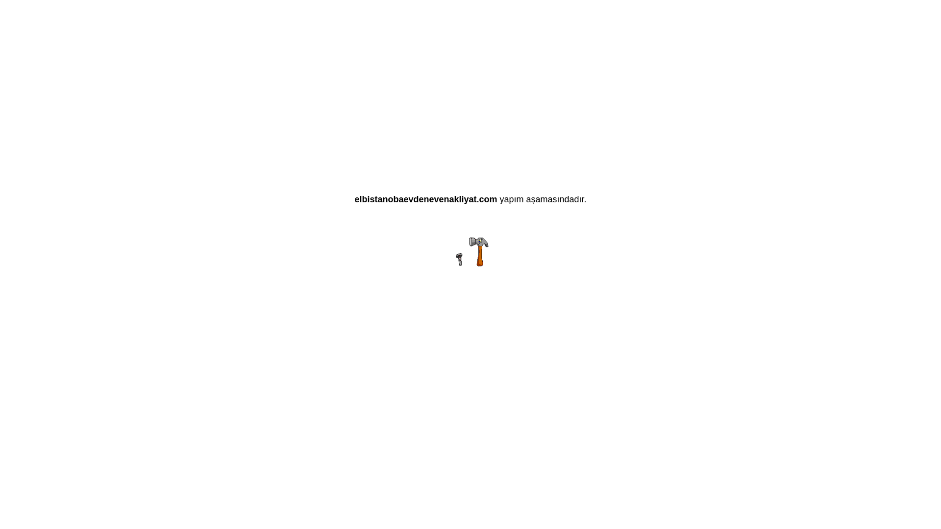 website screenshot of https://elbistanobaevdenevenakliyat.com/