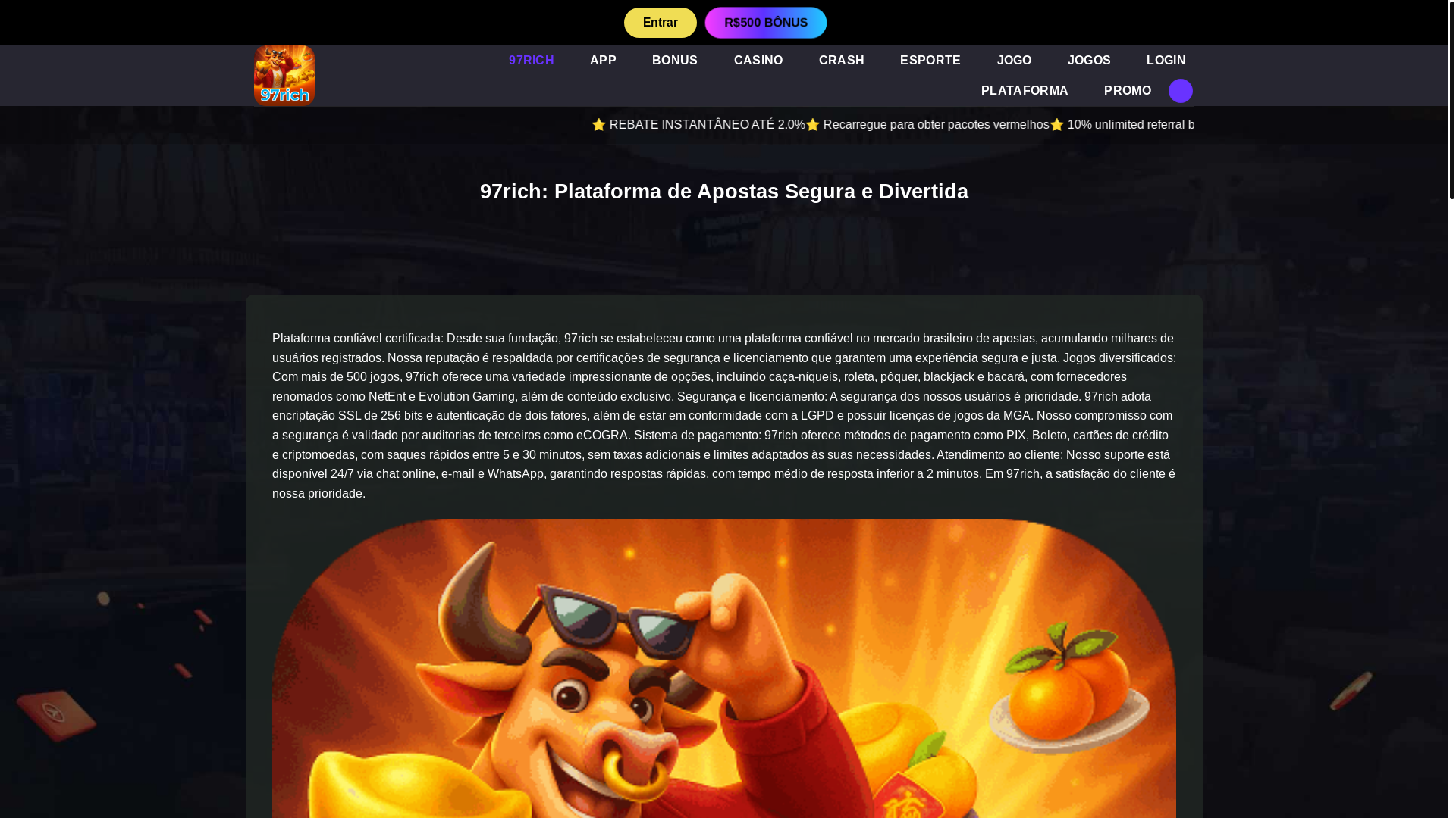 website screenshot of https://97richa.com/