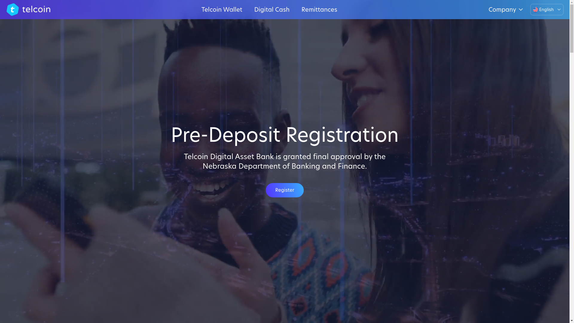 website screenshot of https://telcoins-bank-com.pages.dev/