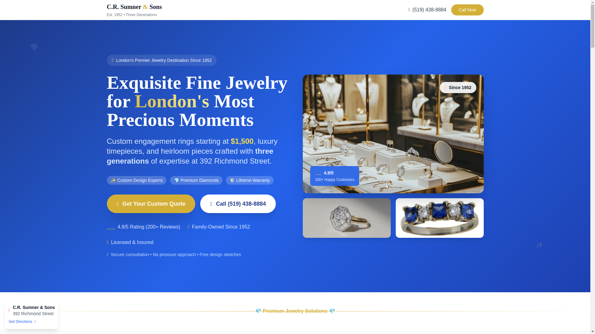 website screenshot of https://crsumnerandsons.pages.dev/