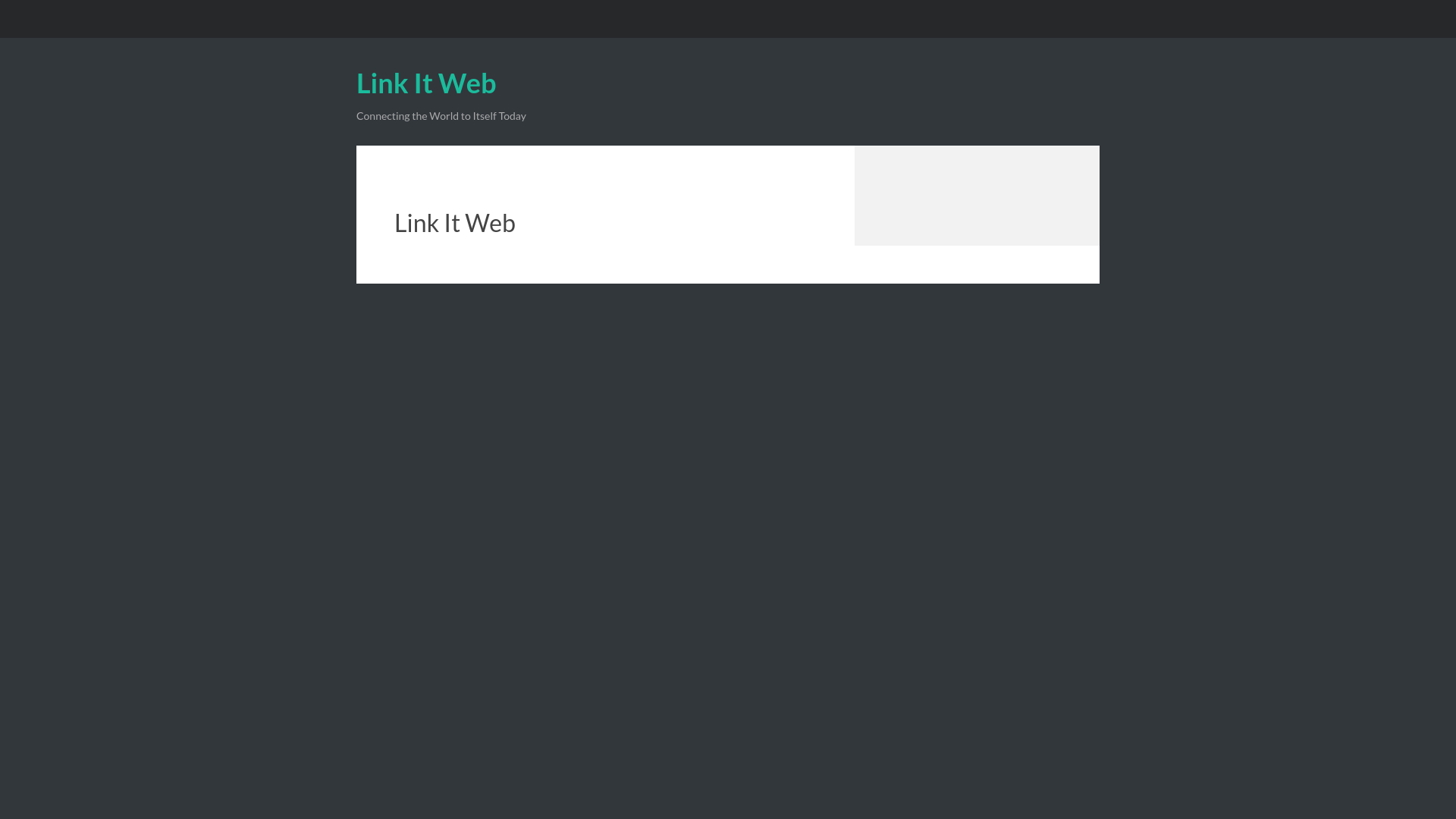 website screenshot of https://linkitweb.com/