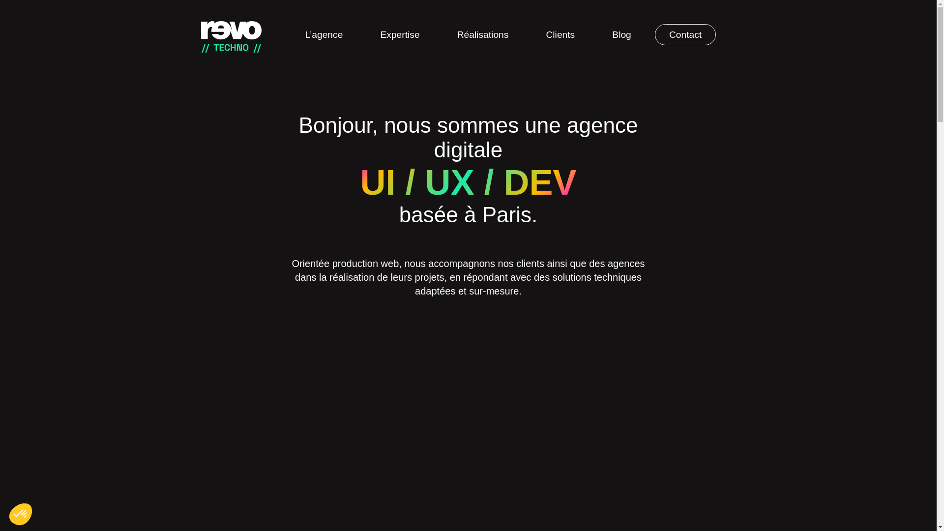 website screenshot of https://revolutions-technologies.com/