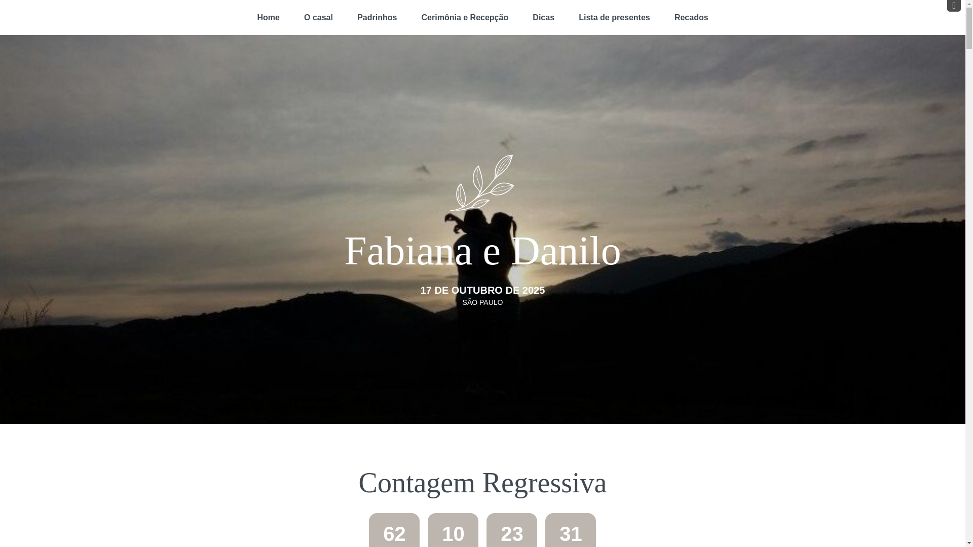 website screenshot of https://noivos-fabiana-e-danilo.com.br/
