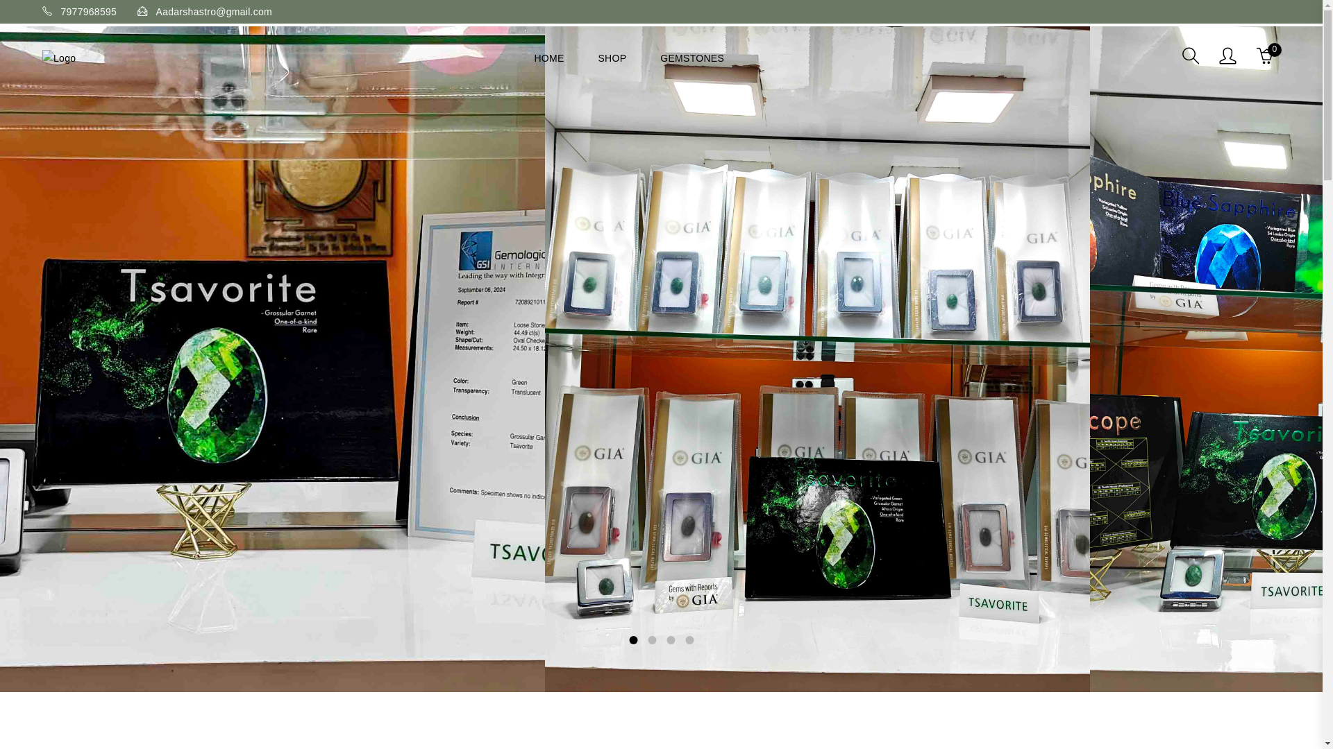 website screenshot of https://aadarshastro.shop/