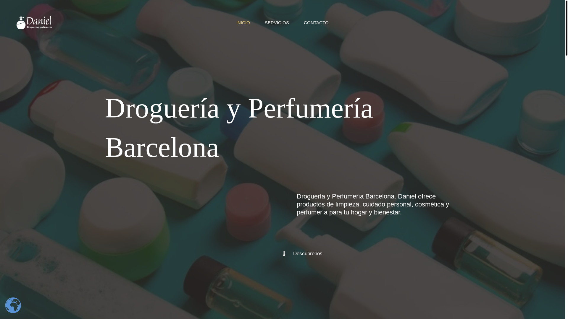 website screenshot of https://drogueriayperfumeriadaniel.es/
