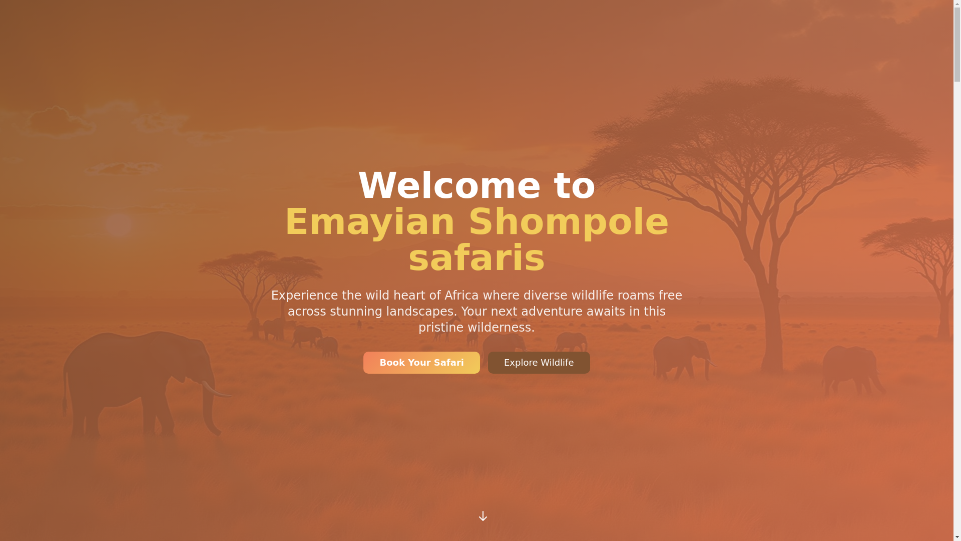 website screenshot of https://emayianshompolesafaris.site/