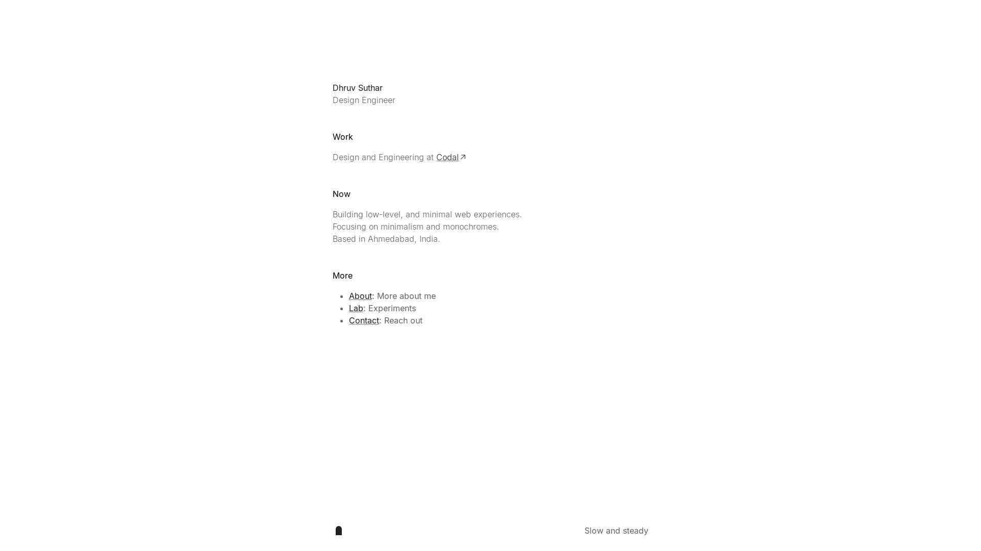 website screenshot of https://dhrv.pw/