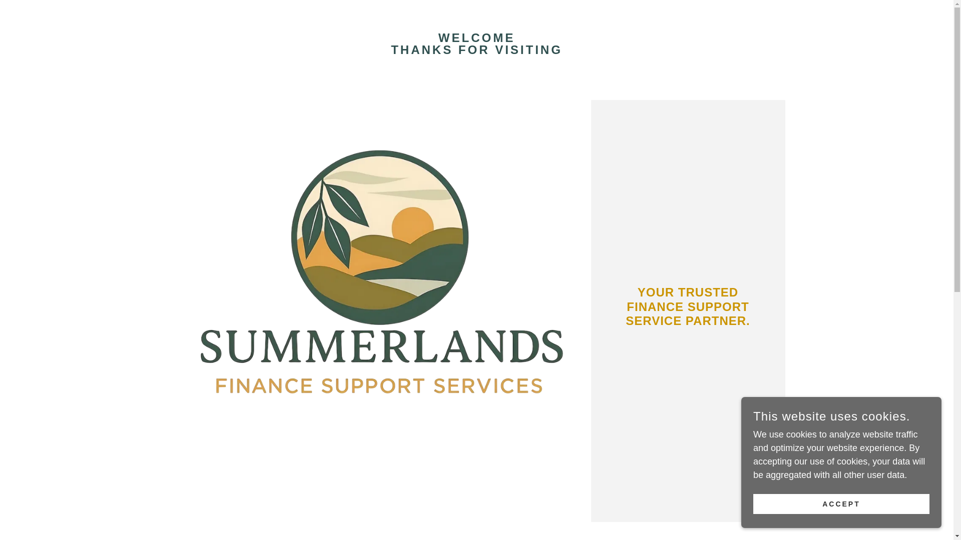 website screenshot of https://summerlandsfinance.com.au/