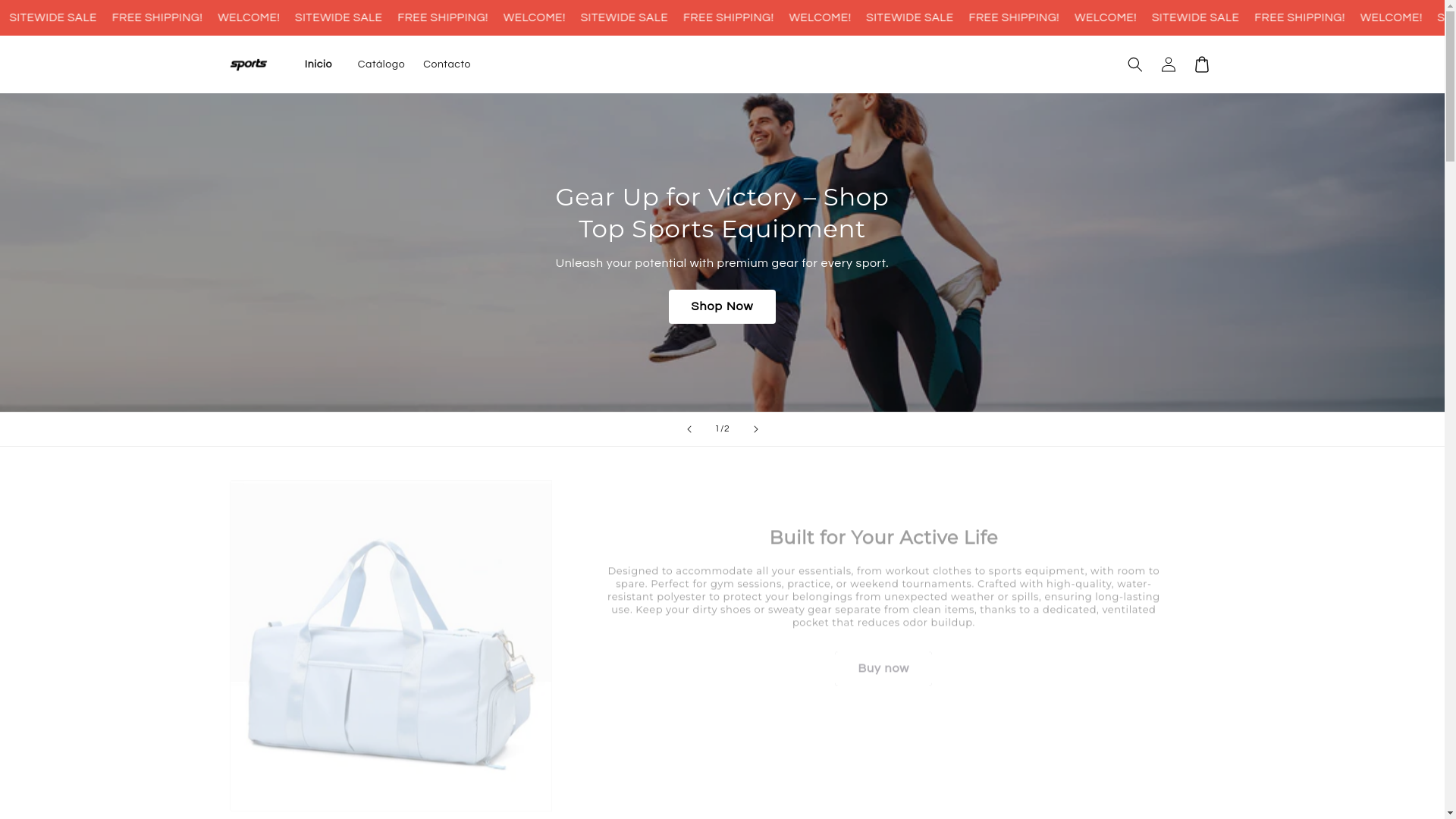 website screenshot of https://fitnessfeeling.store/